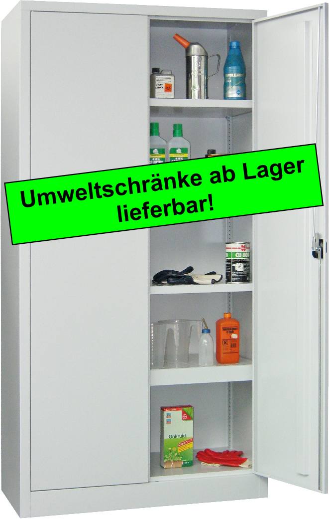 Bild für Kategorie Gefahrenstoffschränke/Umweltschränke ab Lager