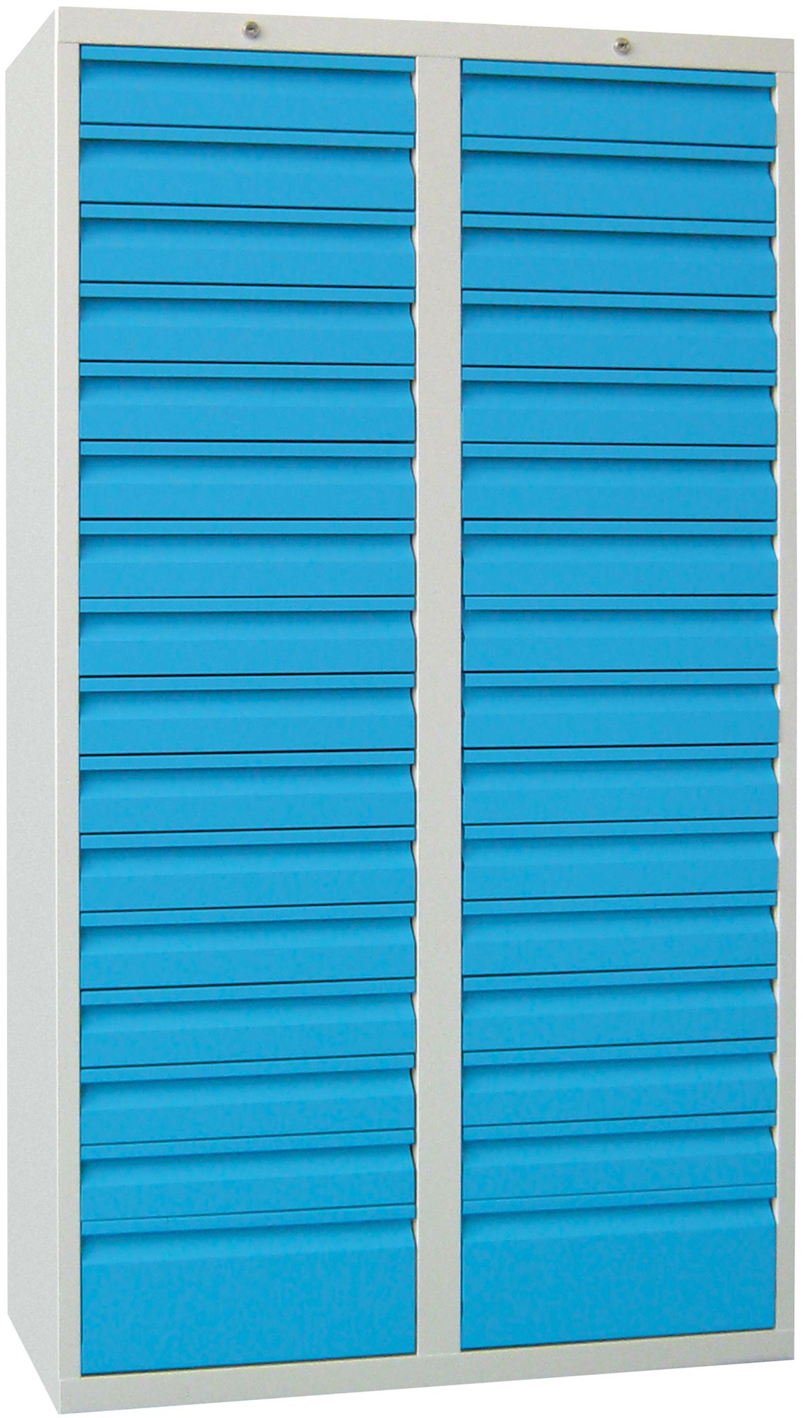 Bild von Schubladenschrank 1800x1000x500 mm HxBxT, 30 Schubladen