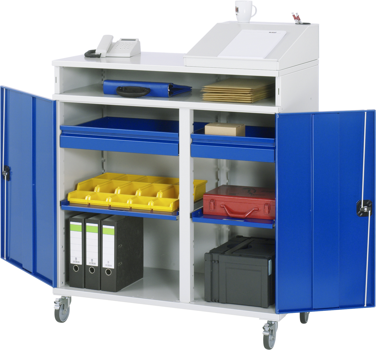 Bild von Beistellschrank-Stehpult, Modell 08