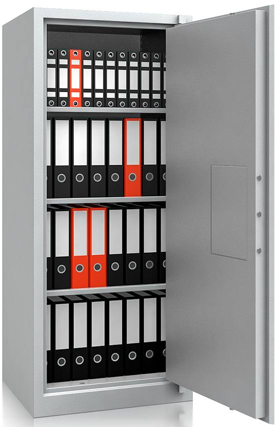 Bild von Aktenschrank GW-BS 1000, 1570x670x550 mm HxBxT, feuergeschützt