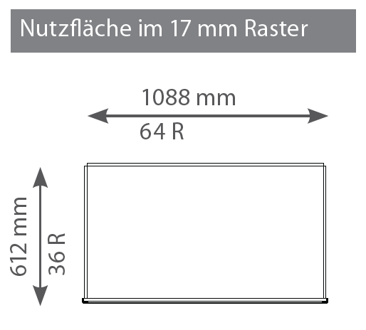 Bild von Schubladenschrank 1325x1196x728 mm HxBxT