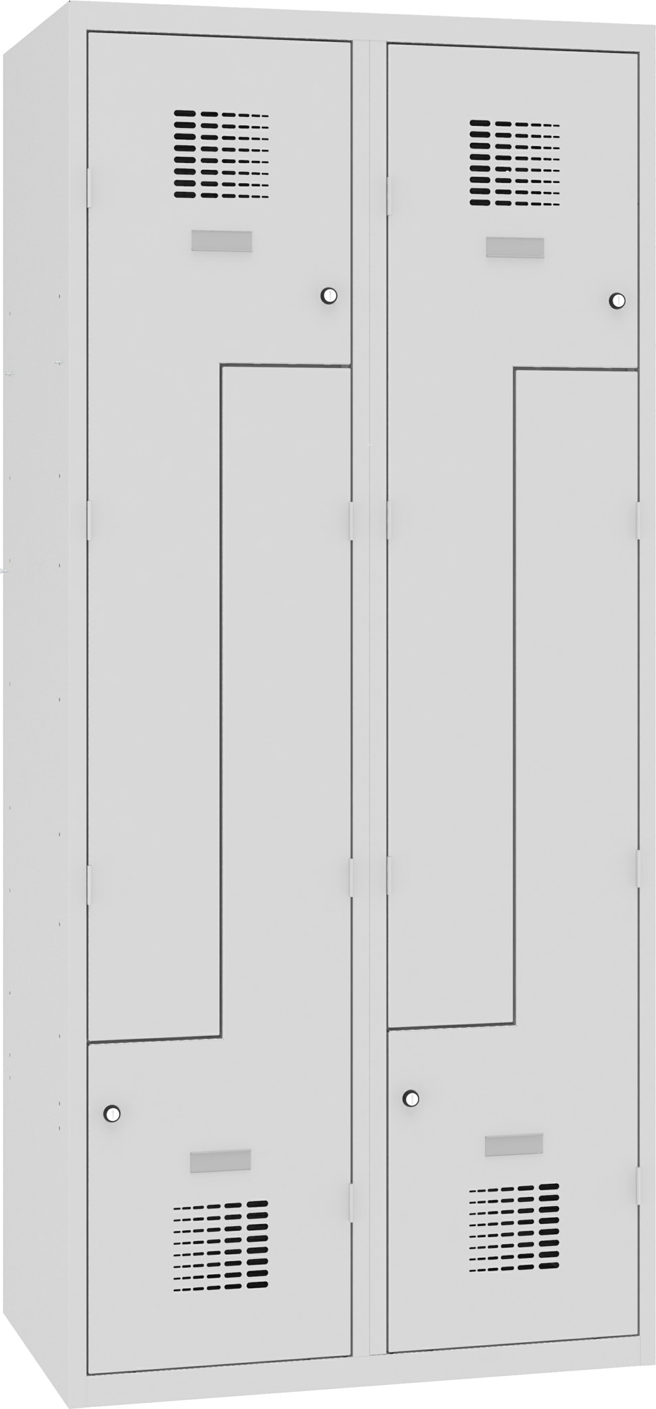 Bild von Z-Garderobenschrank 2 Abteile Breite 800mm, SUL 42 W st 1 pkt