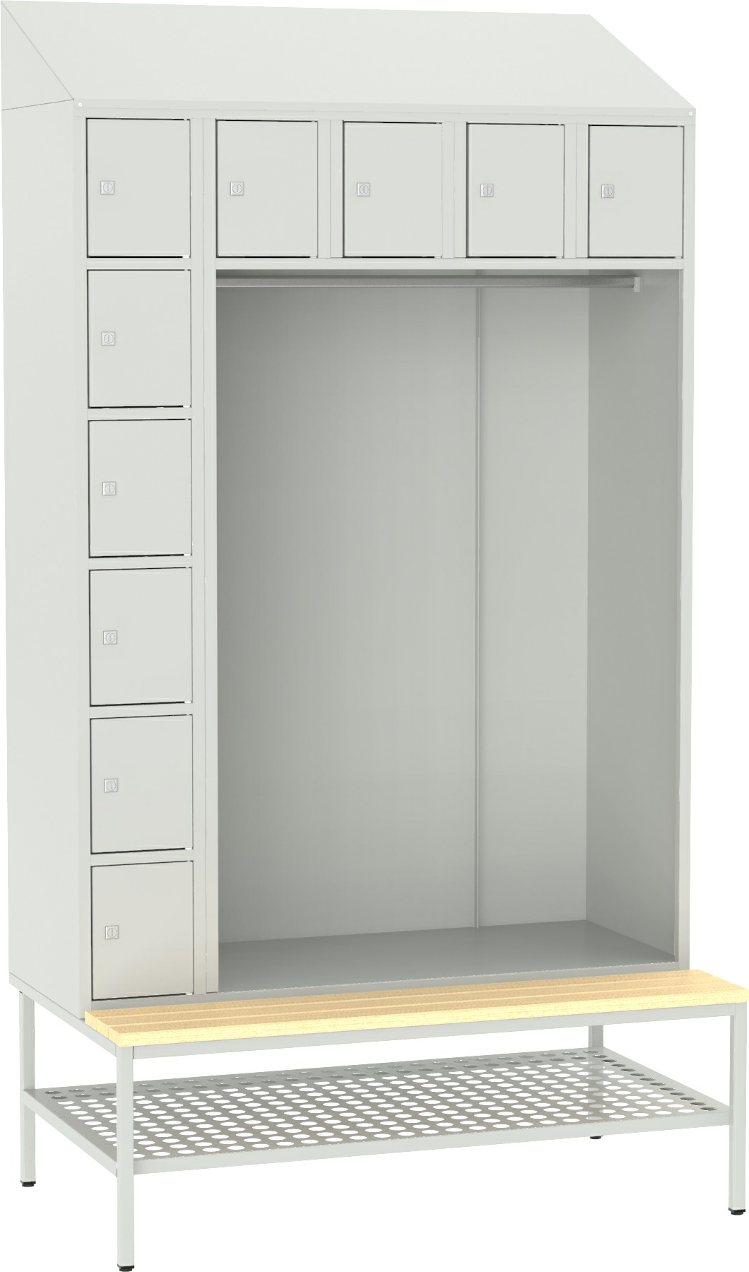 Bild von Schliessfach-Garderoben mit 10 Schliessfächern