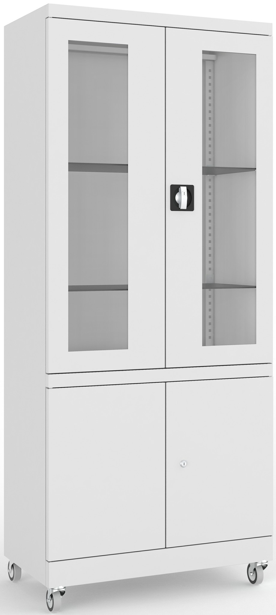 Bild von Mehrzweckschrank SML 104, 1900x800x435 mm HxBxT, Kombischrank mit Rollen