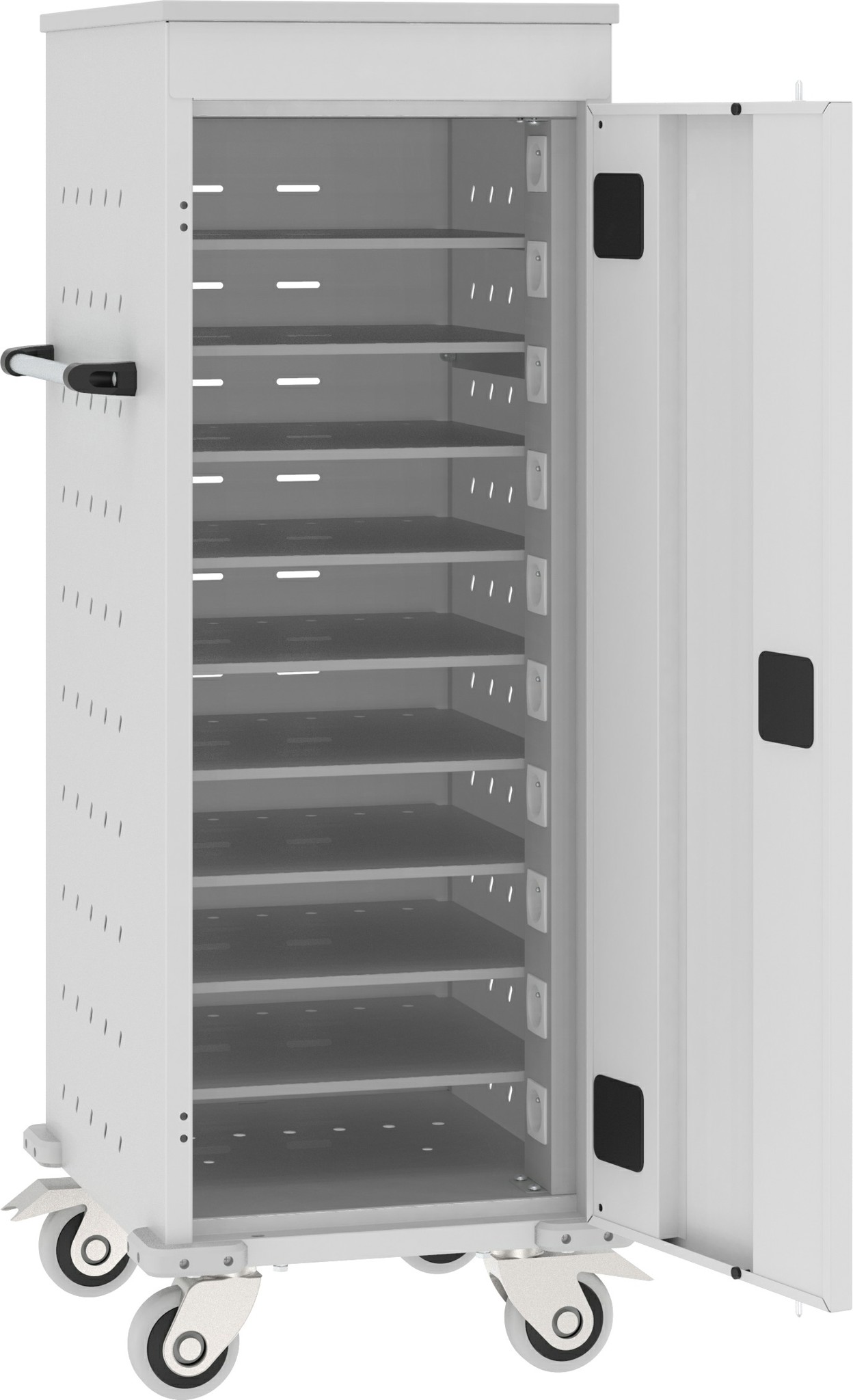 Bild von Metalltrolley für Laptops, 1250x530x540 mm HxBxT, WNL 110+