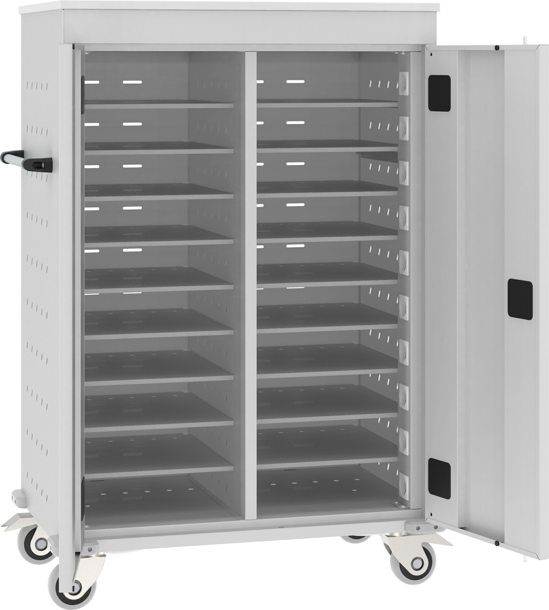 Bild von Metalltrolley für Laptops, 1250x920x540 mm HxBxT, WNL 210+