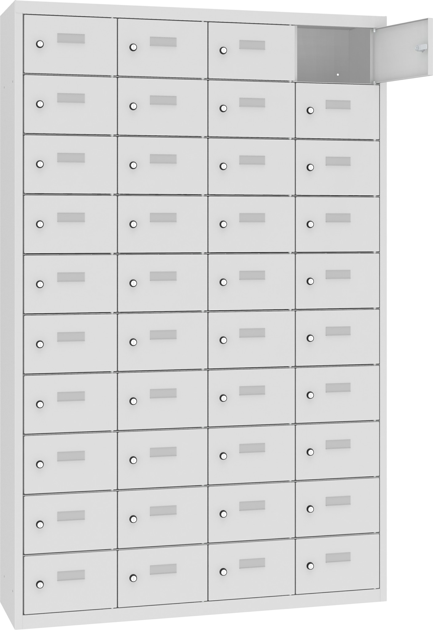 Bild von Schliessfachschrank, 4 Abteile mit 40 Fächer MSUS 3410