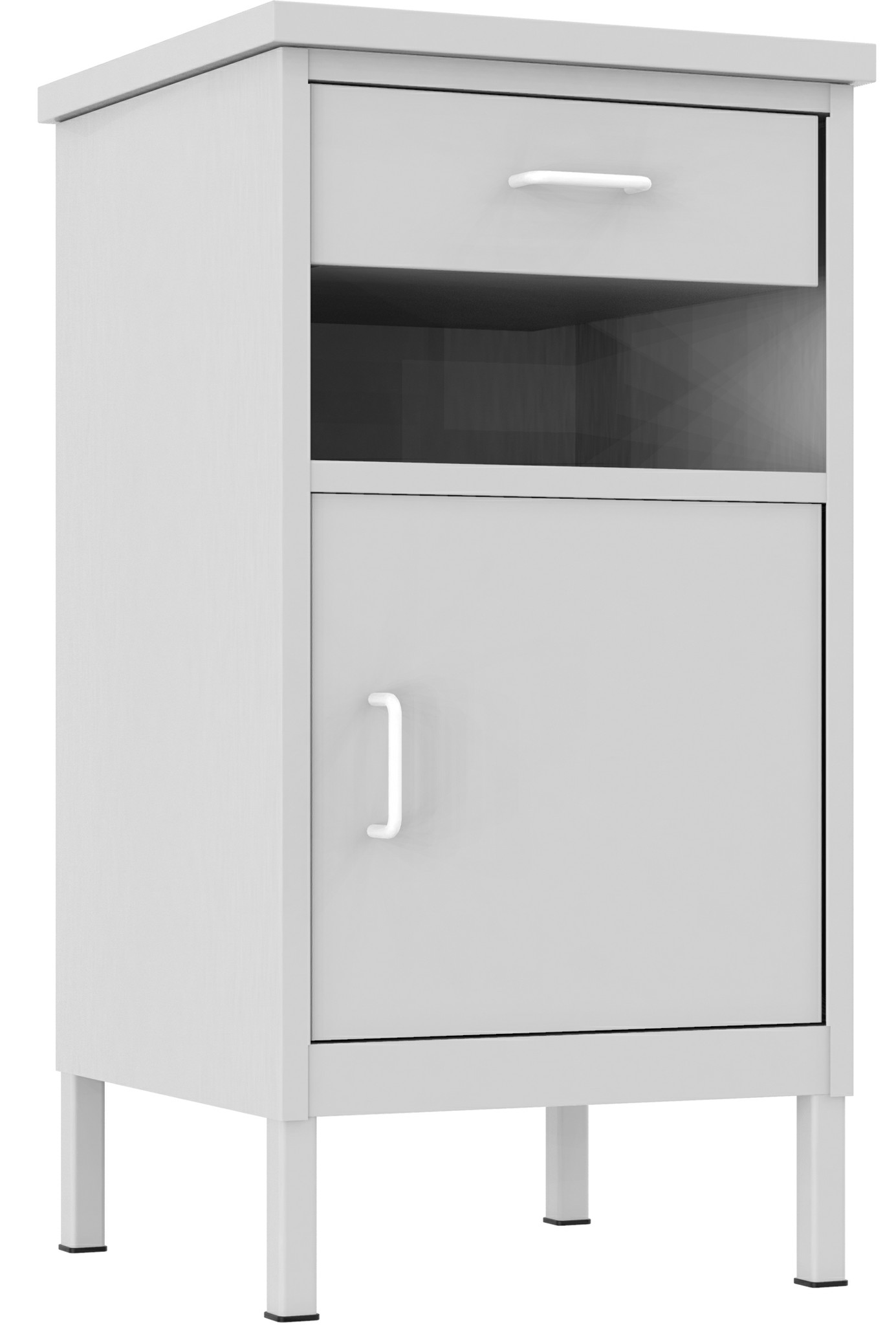 Bild von Beistellschrank mit Schublade und Staufach mit Tür, SZP 1