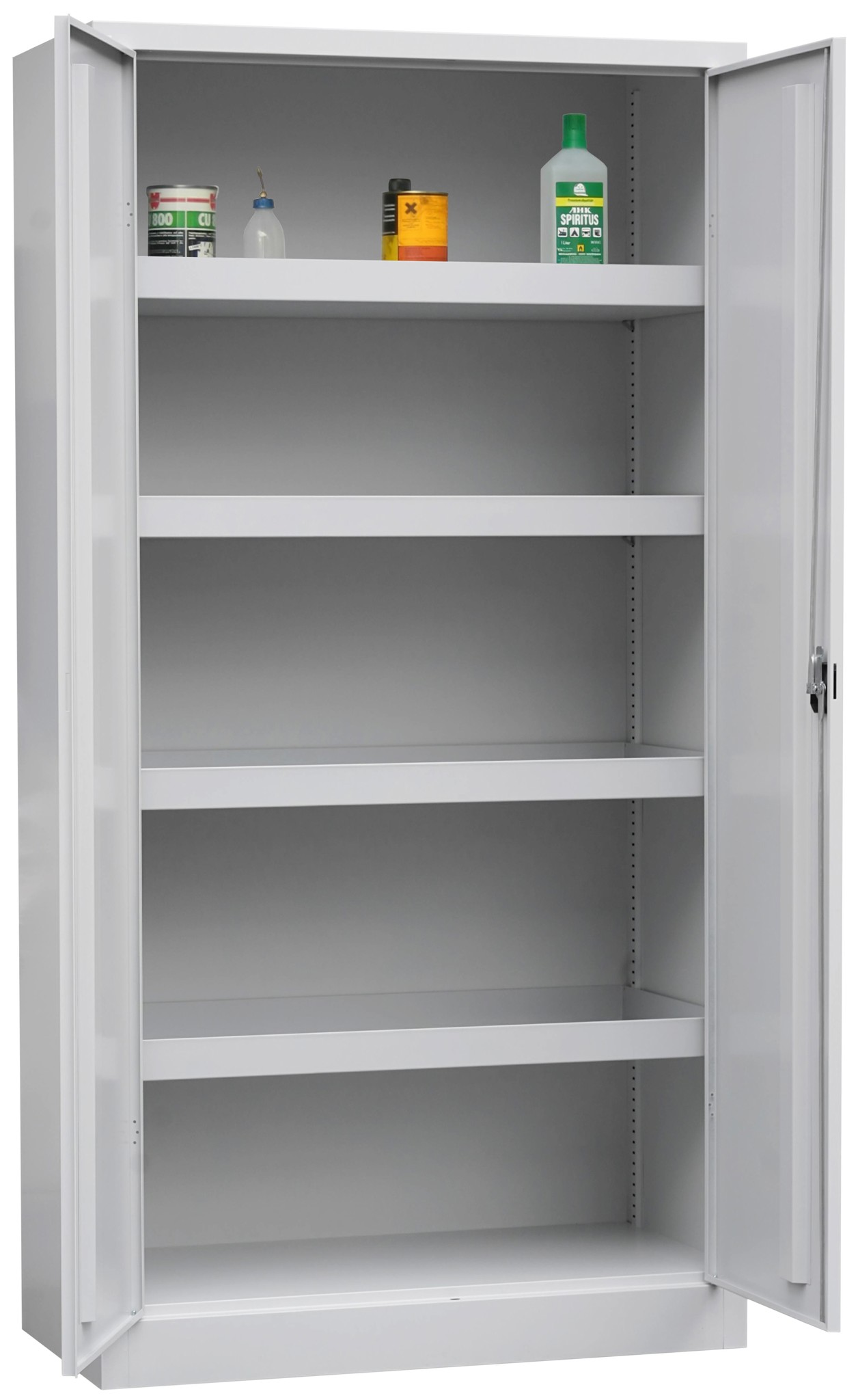 Bild von Gefahrenstoffschrank/Umweltschrank 1950x1000x500 mm HxBxT mit Sockel