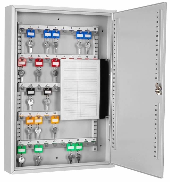 Bild von Schlüsselschrank GW-S 50, Farbe RAL 7035