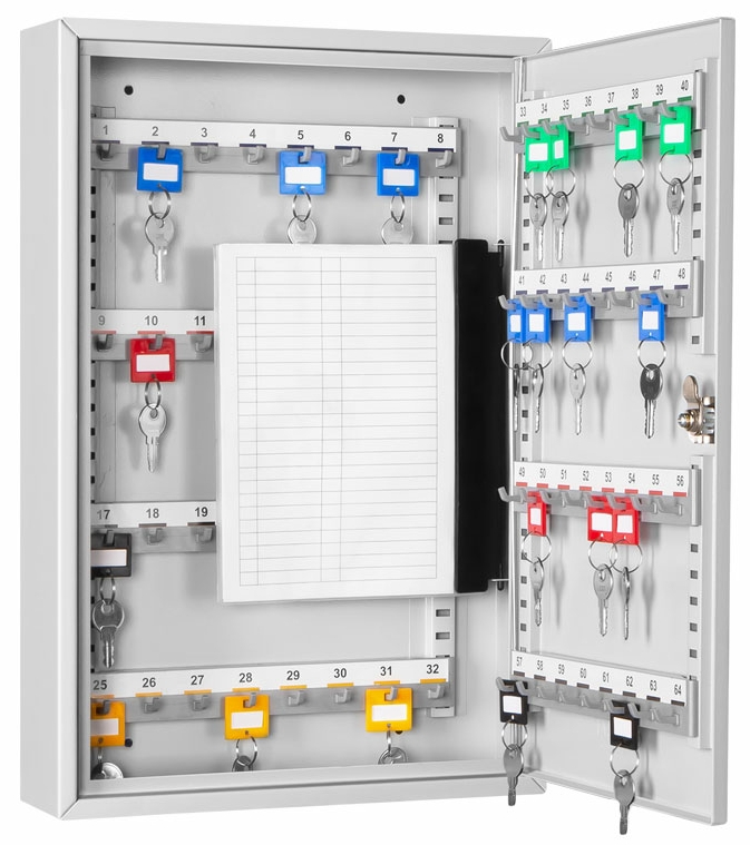 Bild von Schlüsselschrank GW-S 64, Farbe RAL 7035