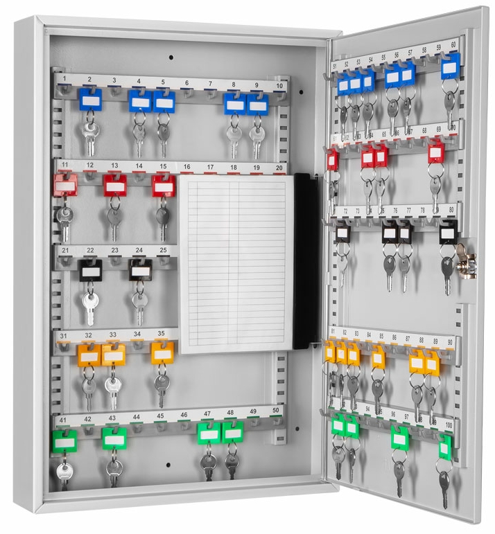 Bild von Schlüsselschrank GW-S 100, Farbe RAL 7035