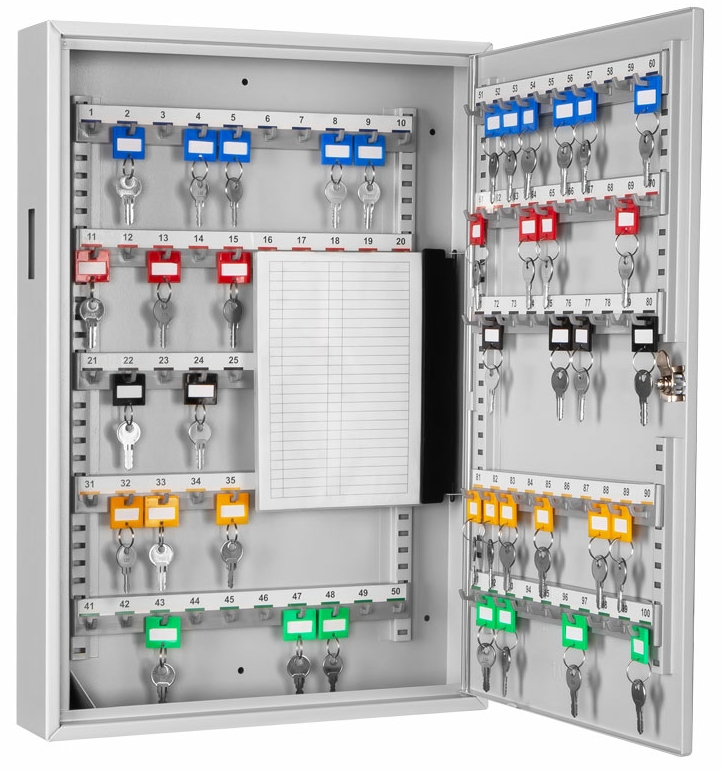 Bild von Schlüsselschrank GW-S 100  Farbe RAL 7035