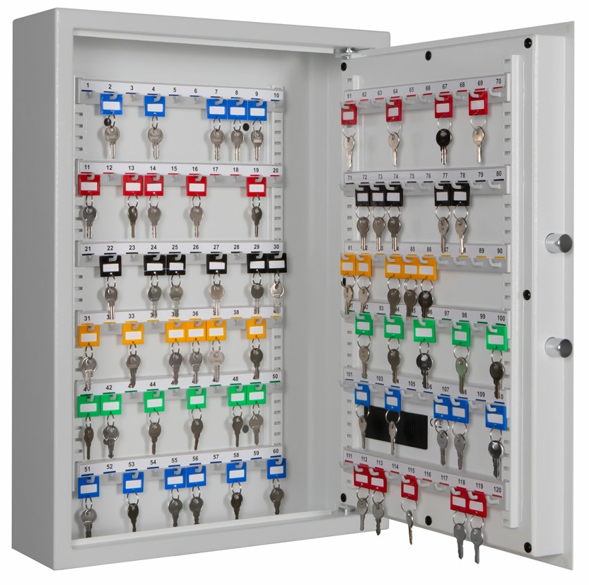 Bild von Schlüsselschrank GW-SLE 120, Farbe RAL 7035