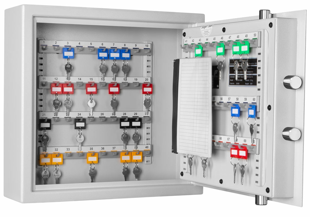 Bild von Schlüsselschrank GW-STFM 70, Stufe A und S1, Farbe RAL 7035