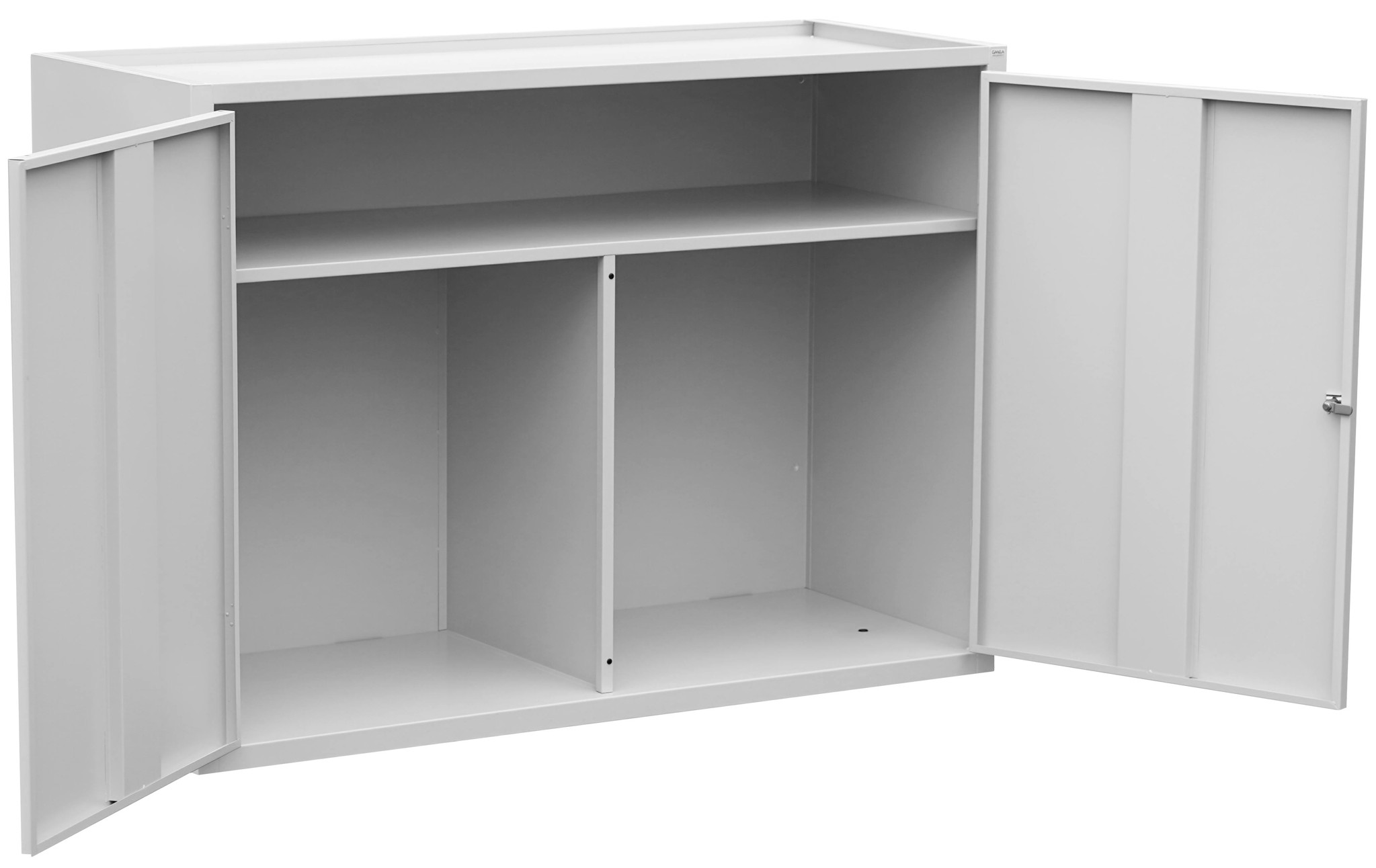 Pneuschrank, lichtgrau, 1400x1000x550 mm BxHxT mit Rückwand