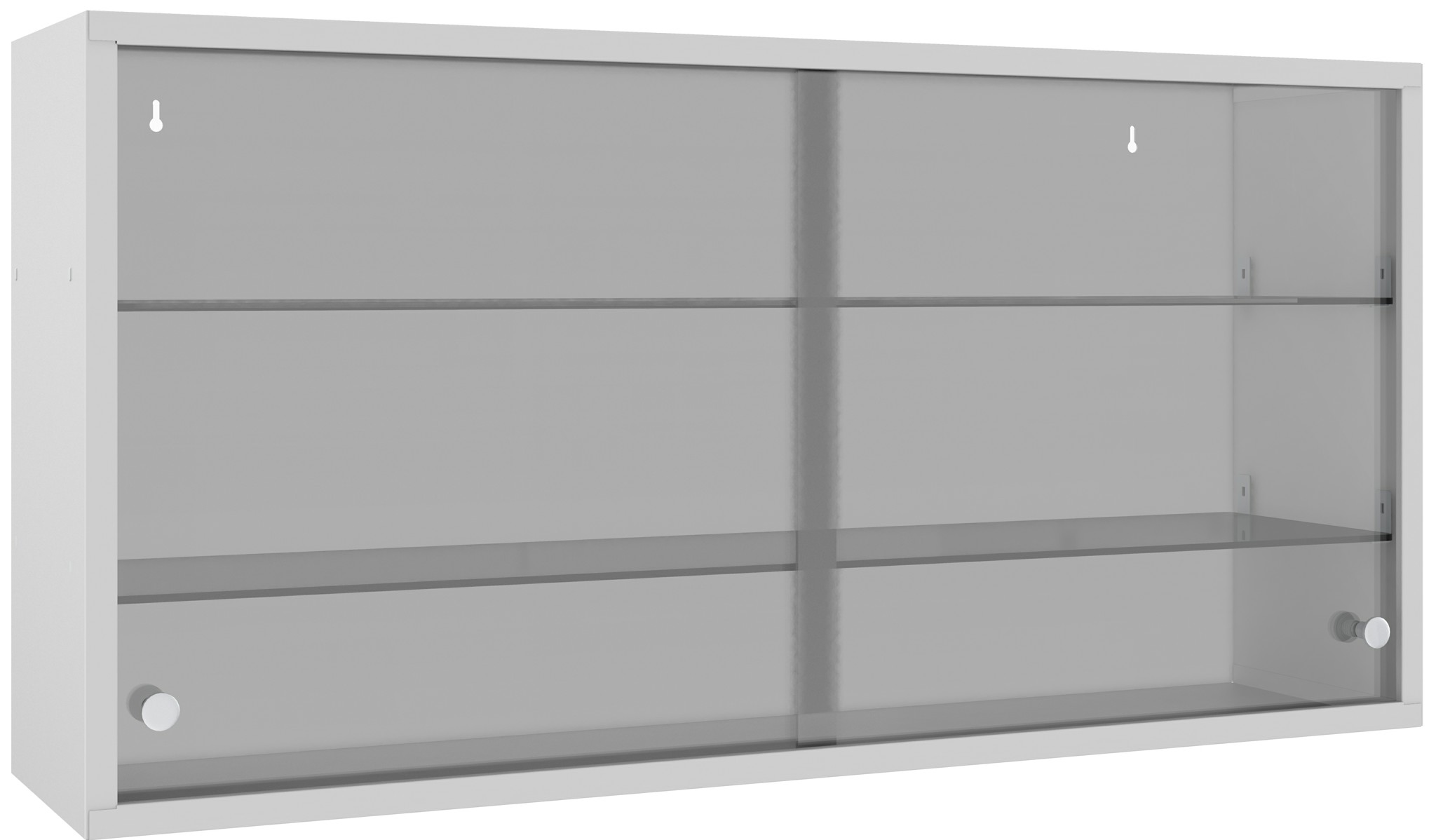 Bild von Hängeschrank 500x1000x250 mm HxBxT, mit Glasschiebetüren