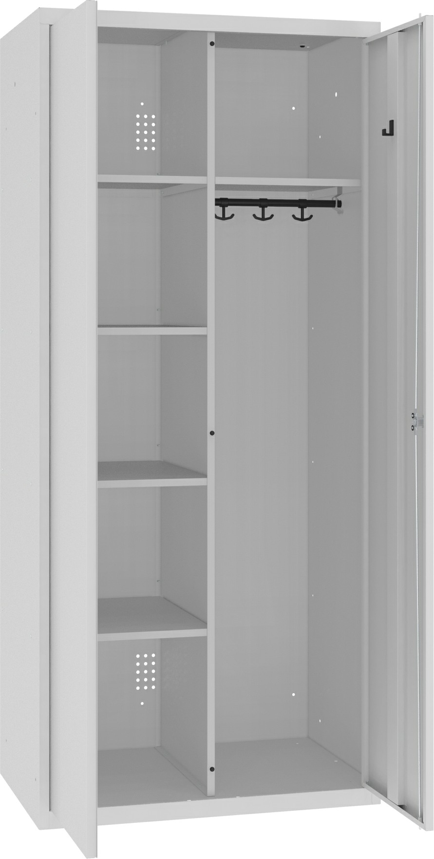 Bild von Kleider-/Wäscheschrank 1800x800x500 mm HxBxT, MSU 81