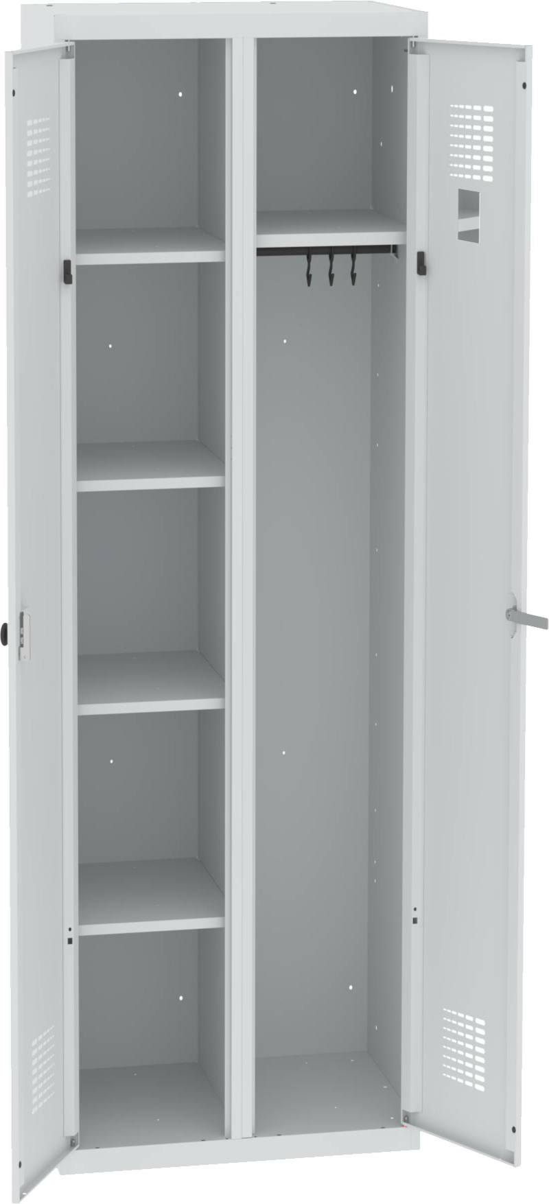 Bild von Kleider-/Wäscheschrank 1800x600x500 mm HxBxT, WZD 61 st