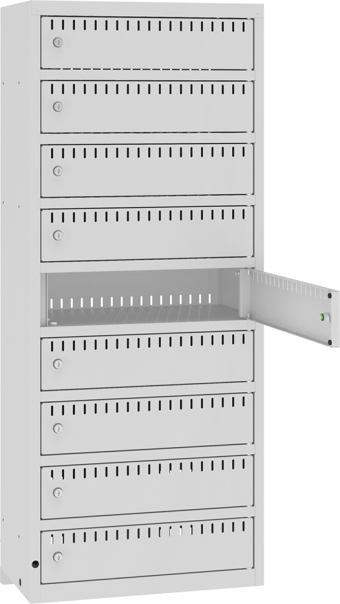 Bild von Akku-Ladeschrank für Wandmontage 9 Fächer (PCS M5109)