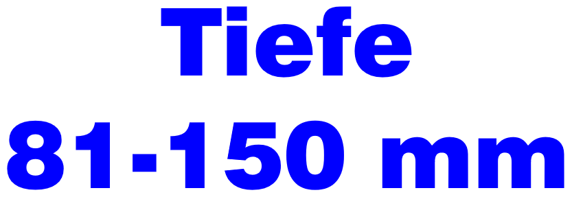 Bild für Kategorie Tiefe 81 - 150 mm