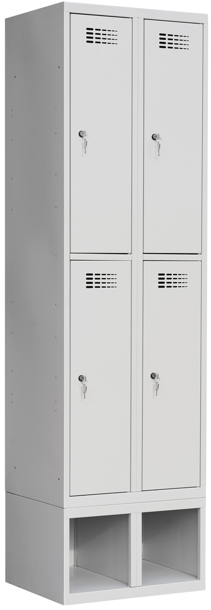 Bild von Garderobenschrank auf Schuhfach, 2 Abteile