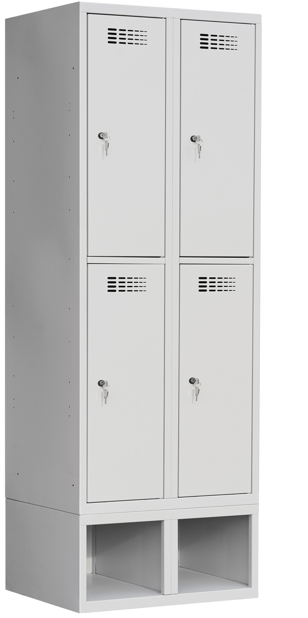 Bild von Garderobenschrank auf Schuhfach, 2 Abteile
