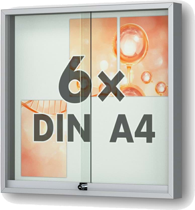 Bild von Schaukasten Fortis 710x695x80 mm BxHxT