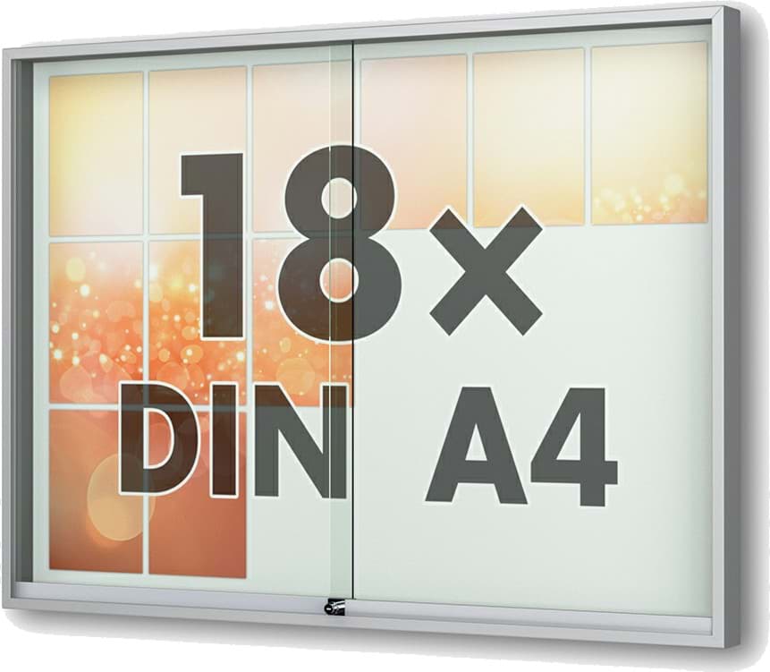 Bild von Schaukasten Fortis 1370x1010x80 mm BxHxT
