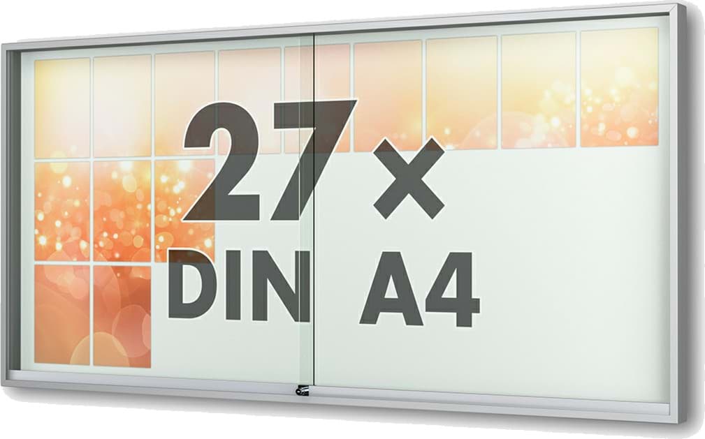 Bild von Schaukasten Fortis 2030x1010x80 mm BxHxT