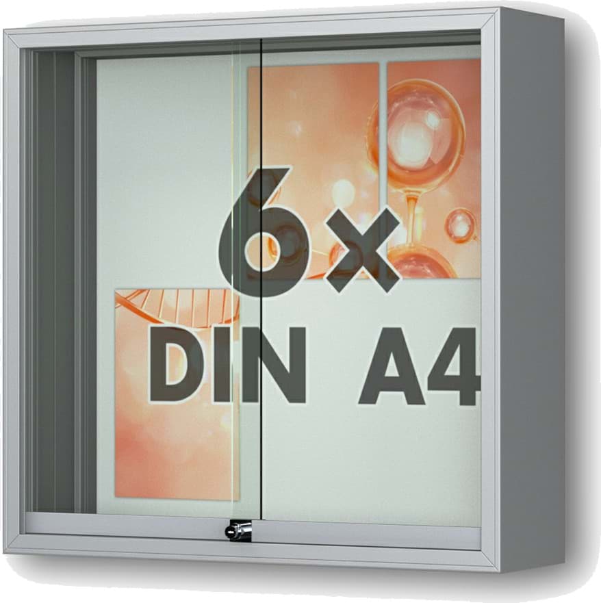 Bild von Schaukasten Fortis 710x695x210 mm BxHxT