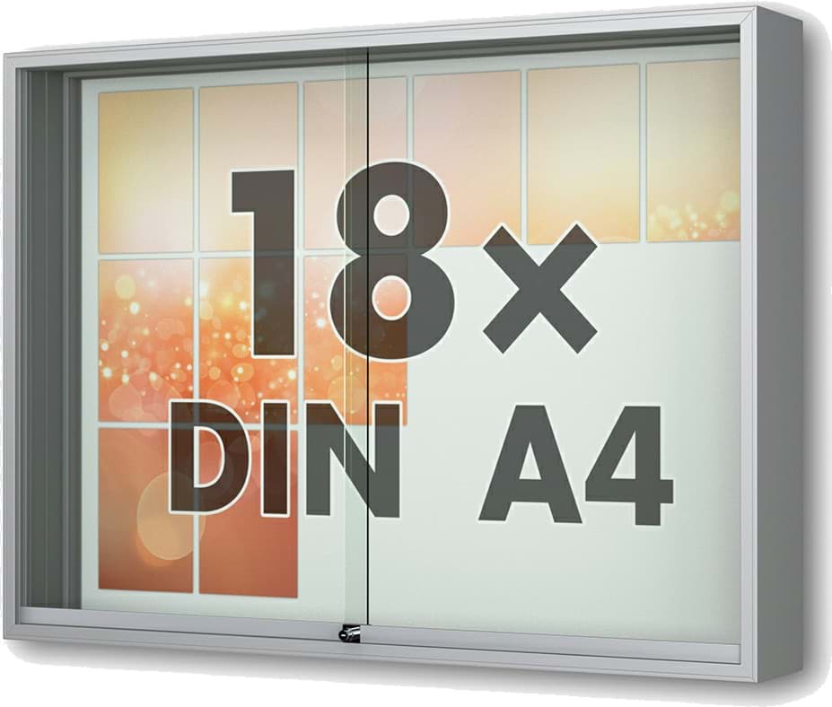 Bild von Schaukasten Fortis 1370x1010x210 mm BxHxT