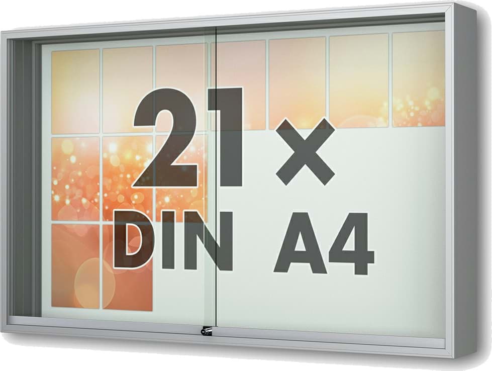 Bild von Schaukasten Fortis 1590x1010x210 mm BxHxT