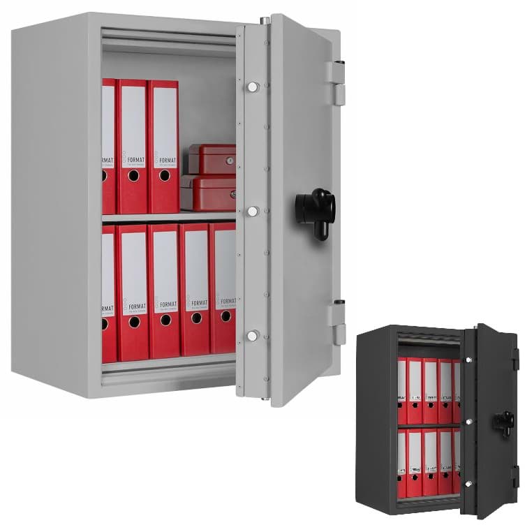 Bild von Papiersicherungsschrank GW-LV 2, 855x686x463 mm HxBxT, feuersicher 120 Minuten