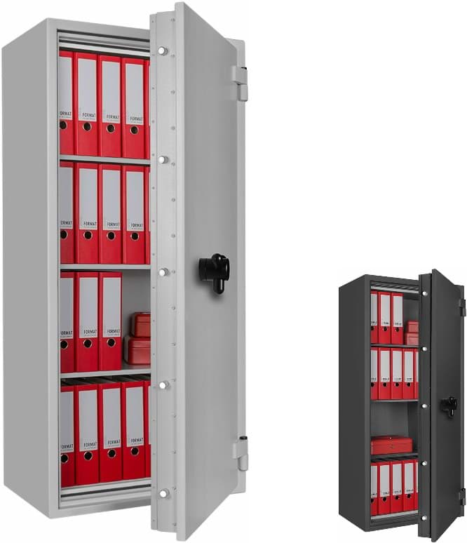 Bild von Papiersicherungsschrank GW-LV 4, 1490x686x463 mm HxBxT, feuersicher 120 Minuten