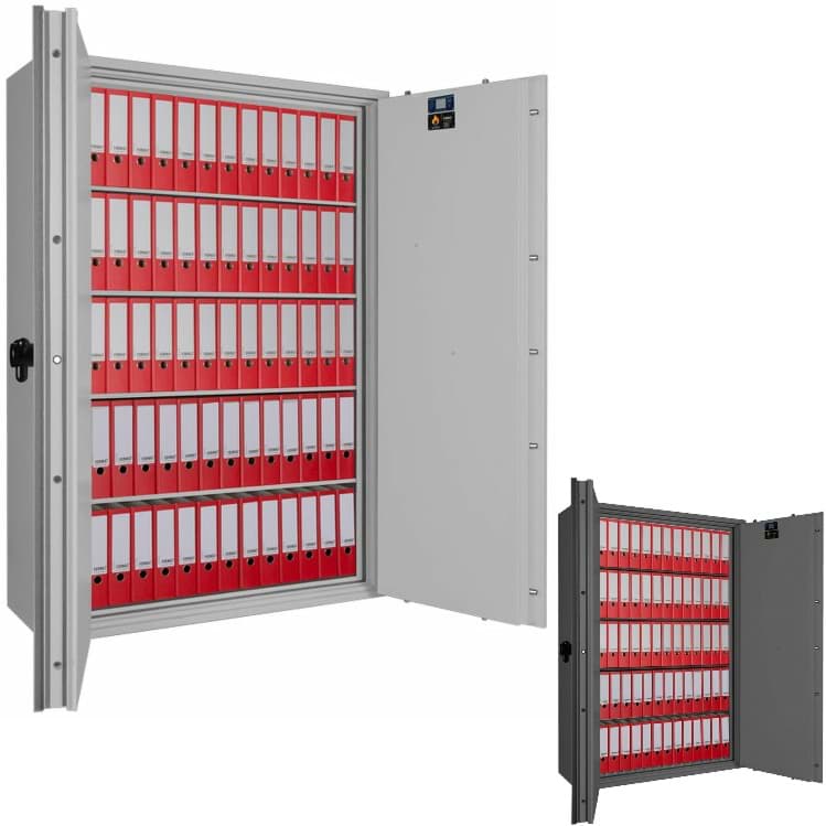 Bild von Papiersicherungsschrank GW-LV 6Z, 1840x1260x470 mm HxBxT, feuersicher 120 Minuten