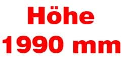 Bild für Kategorie Höhe 1990 mm