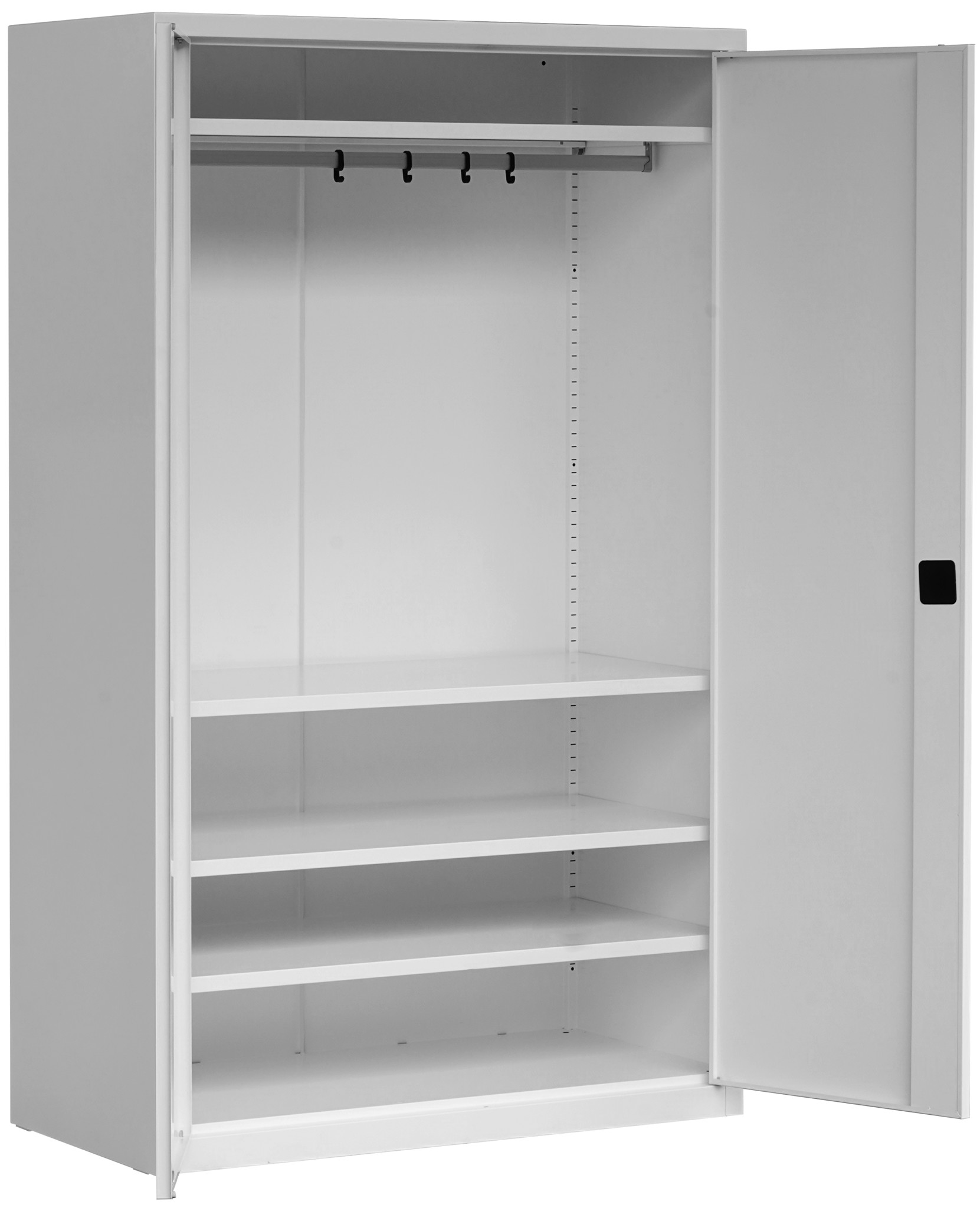 Bild von Mehrzweck-/Garderobenschrank 1990x1200x600 mm HxBxT, SSB 2012/6r