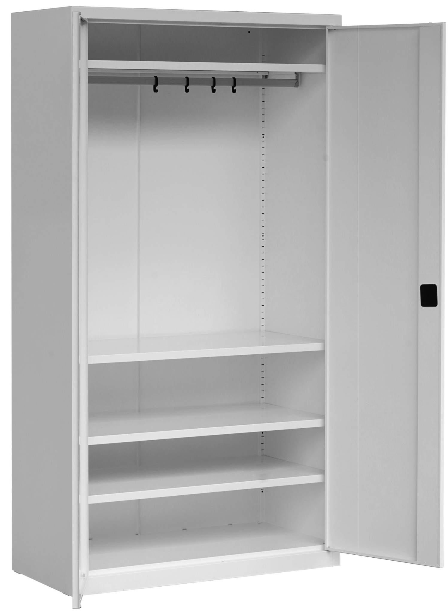 Bild von Mehrzweck-/Garderobenschrank 1950x1000x500 mm HxBxT auf Sockel auf Lager