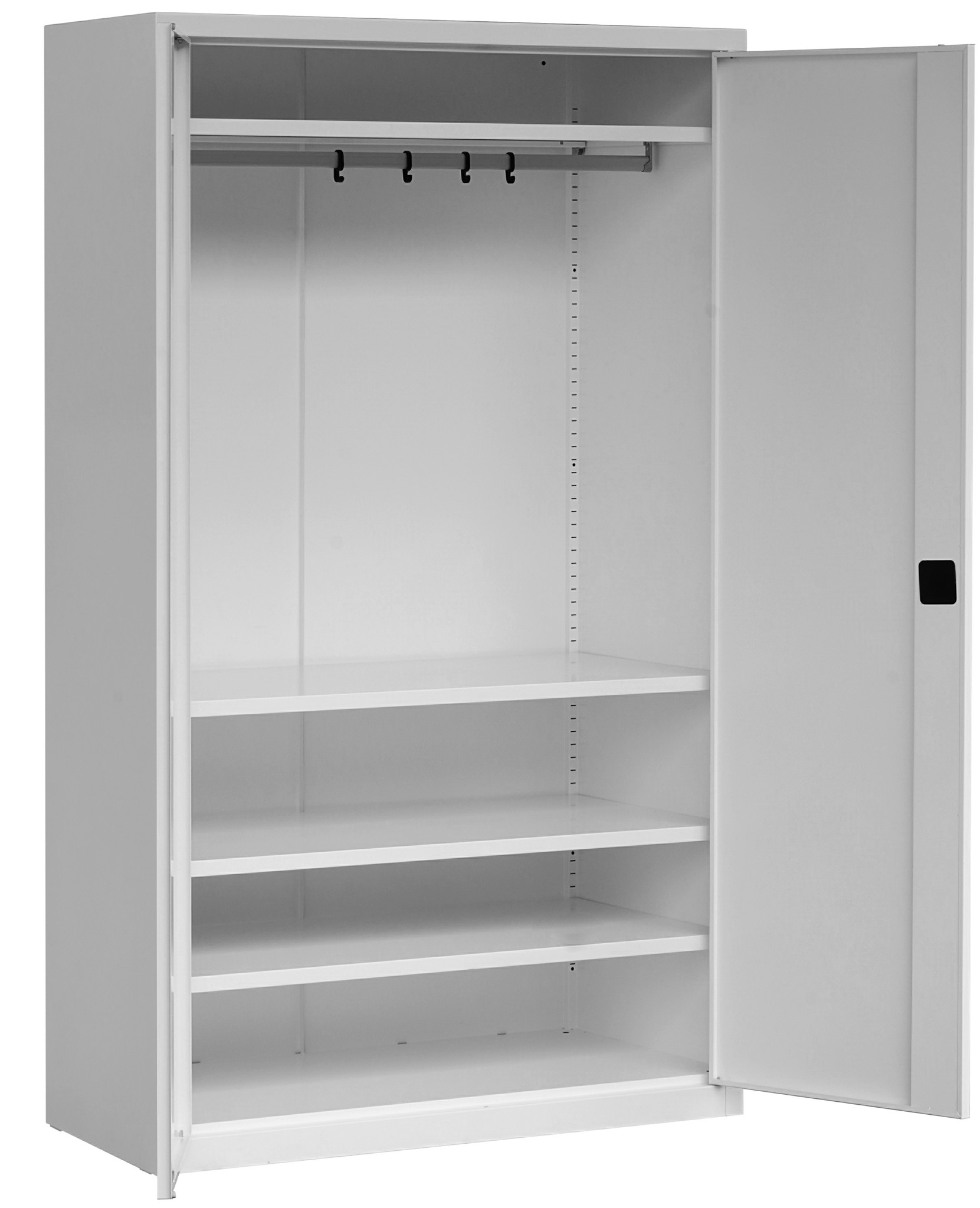 Bild von Mehrzweck-/Garderobenschrank 1990x1000x400 mm HxBxT auf Sockel auf Lager