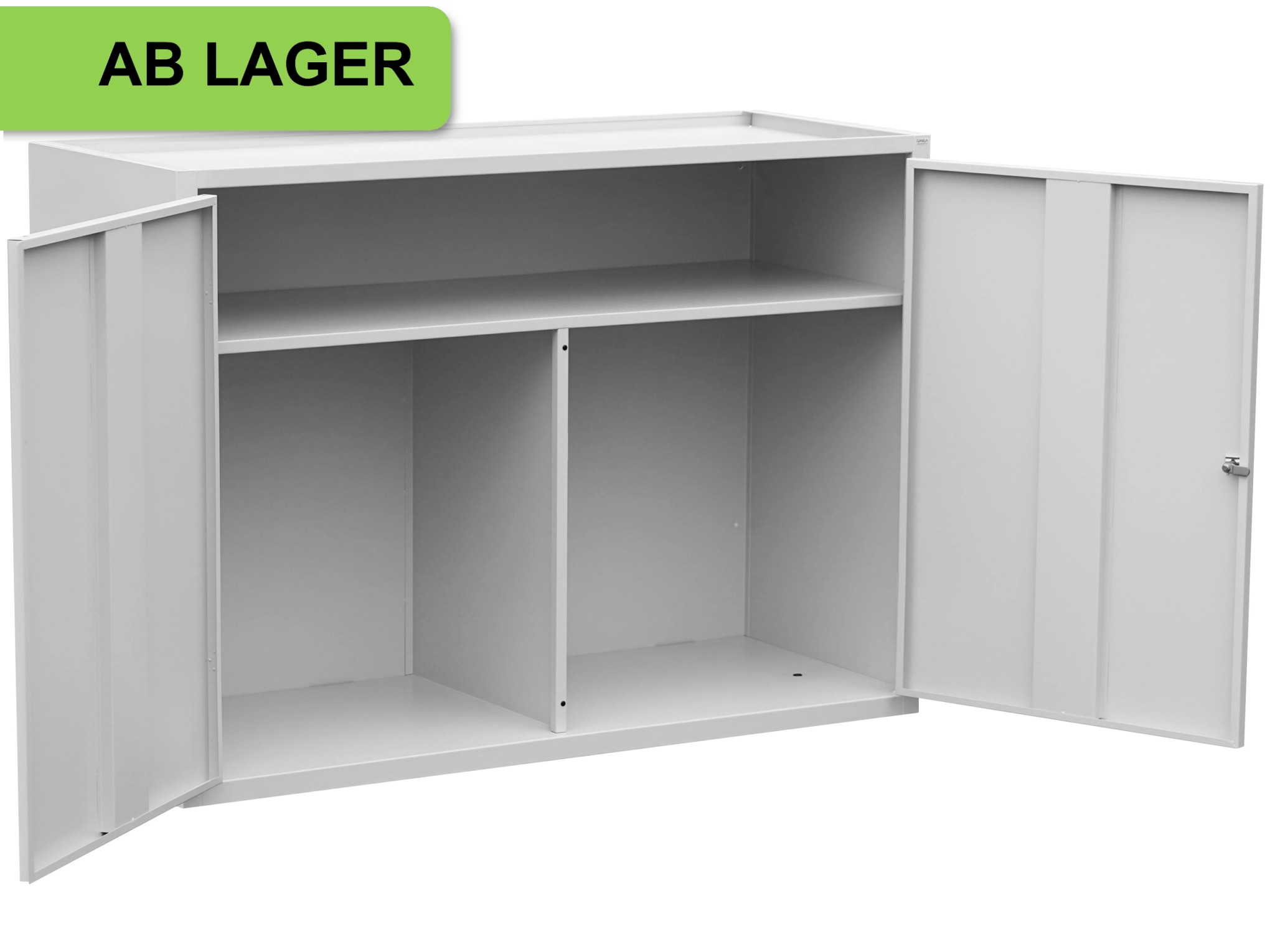 Bild von Pneuschrank, lichtgrau, 1400x1000x550 mm BxHxT mit Rückwand
