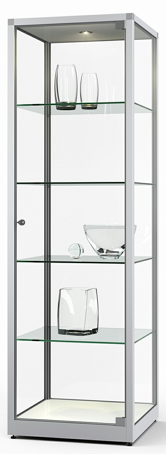 Bild von Säulenvitrine Vertum 300E, 2000x620x620 mm HxBxT