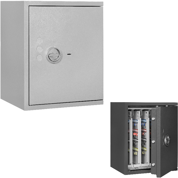 Bild von Schlüssel-/Wertschutzschrank GW-STL 400, 605x500x420 mm HxBxT