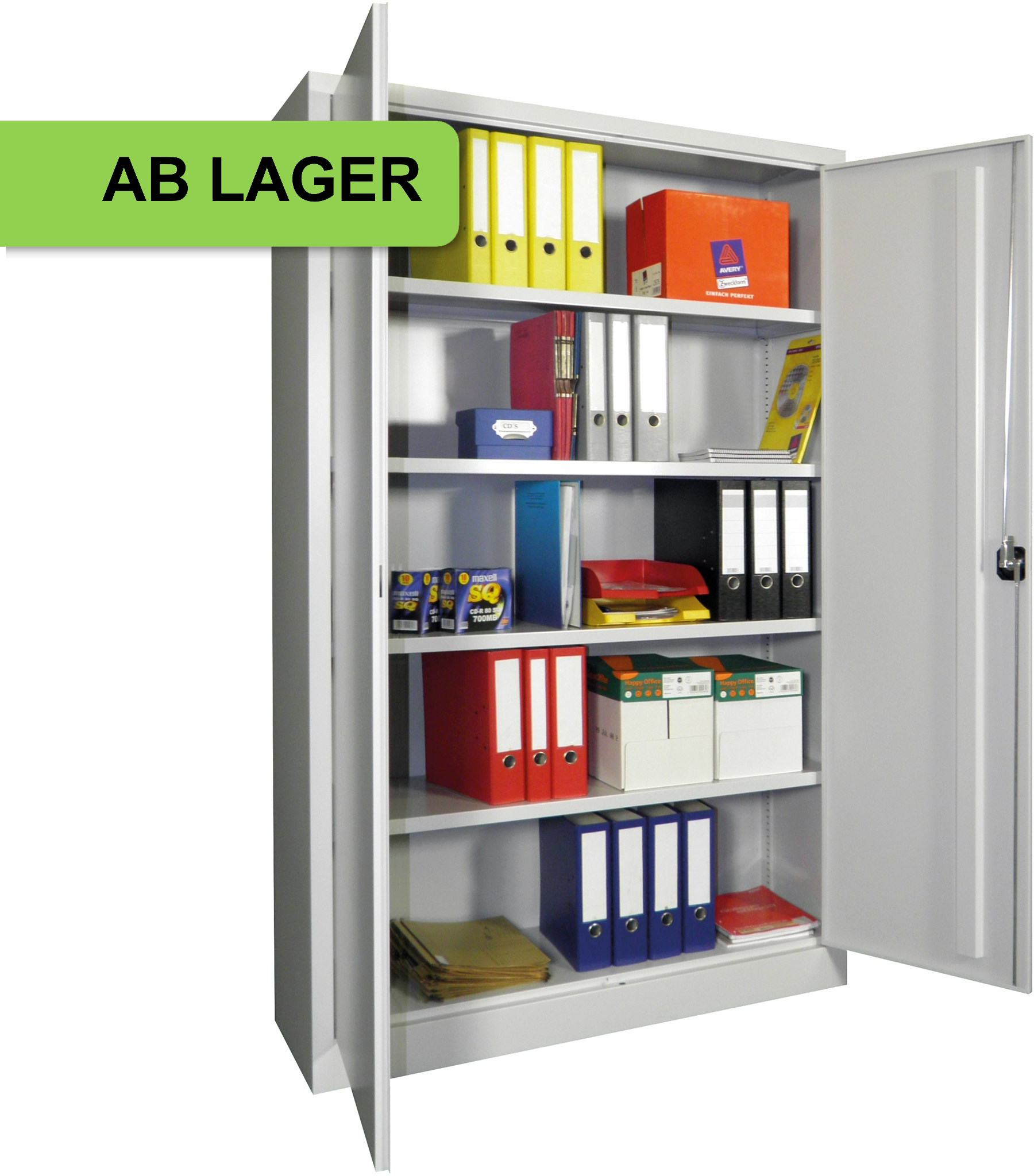 Bild von Mehrzweckschrank 1950x1200x400 mm HxBxT auf Sockel ab Lager (3 Stück)