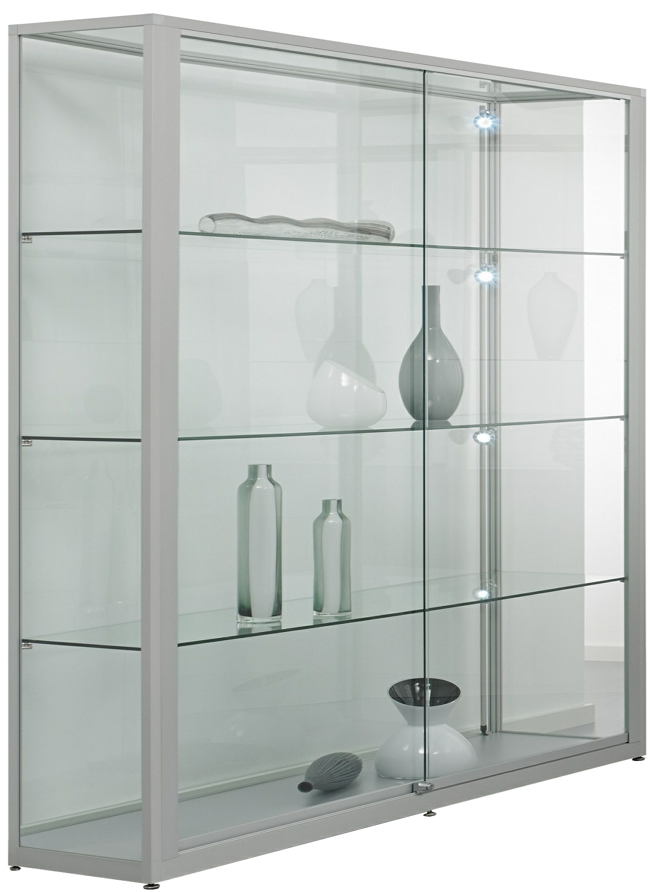 Bild von Standvitrine 2000x2000x400 mm HxBxT
