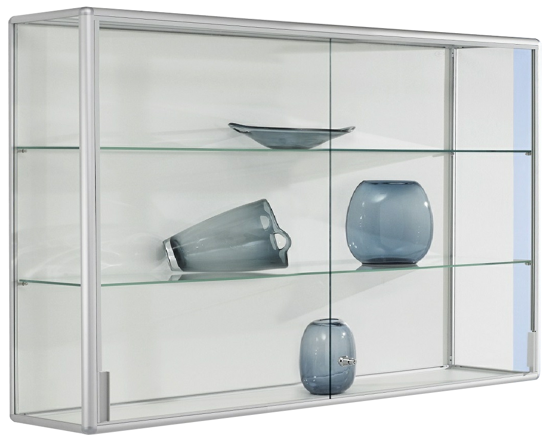 Bild von Wandvitrine 1020x1520x300 mm HxBxT, mit ESG-Verglasung