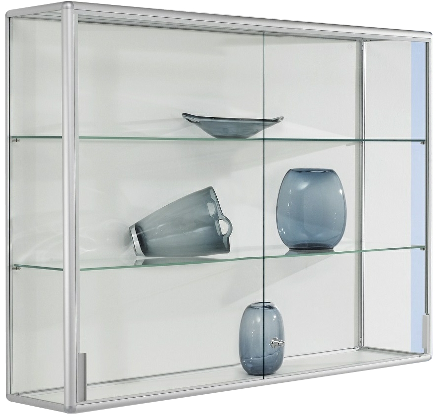 Bild von Wandvitrine 1020x1220x300 mm HxBxT, mit ESG-Verglasung