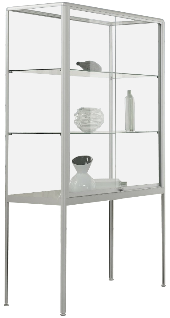 Bild von Hochbeinvitrine 2000x1000x500 mm HxBxT