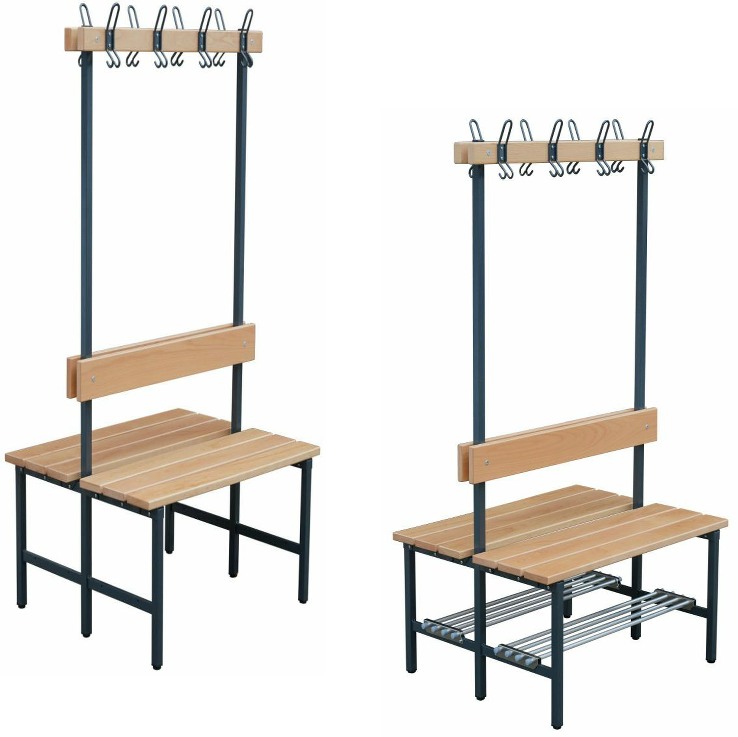 Bild von Doppelseitige Sitzbank Länge 650 mm, Tiefe 780 mm