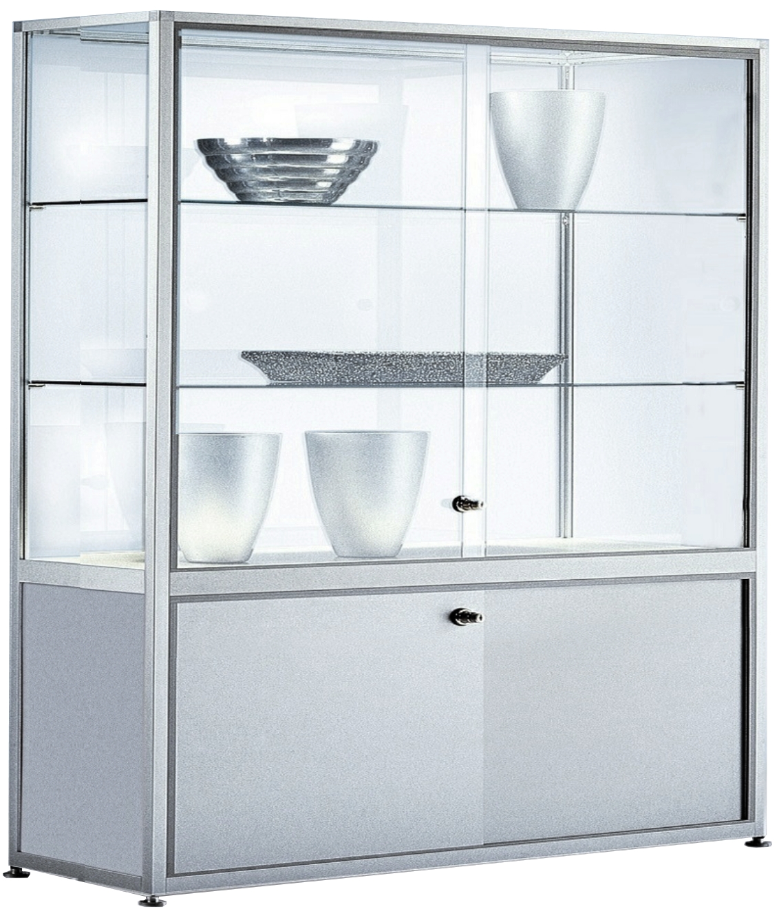 Bild von Staufachvitrine 2000x2000x400 mm HxBxT